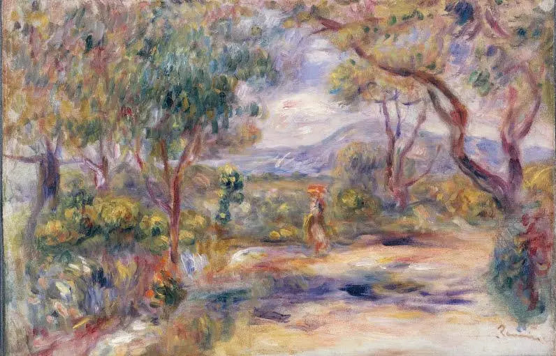 Paysage à Cagnes (Jardin de Renoir) - Pierre-Auguste Renoir