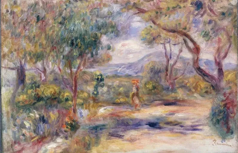Paysage à Cagnes (Jardin de Renoir) - Pierre-Auguste Renoir
