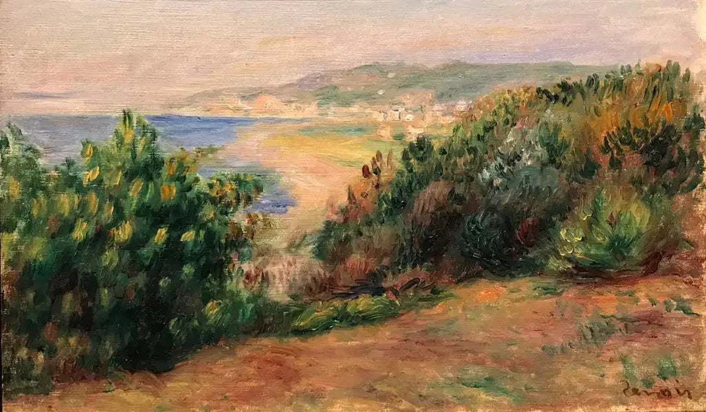Paysage à Cagnes - Pierre-Auguste Renoir image 1 copie de tableau peinte à la main