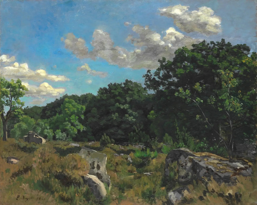 Paysage à Chailly - Frédéric Bazille