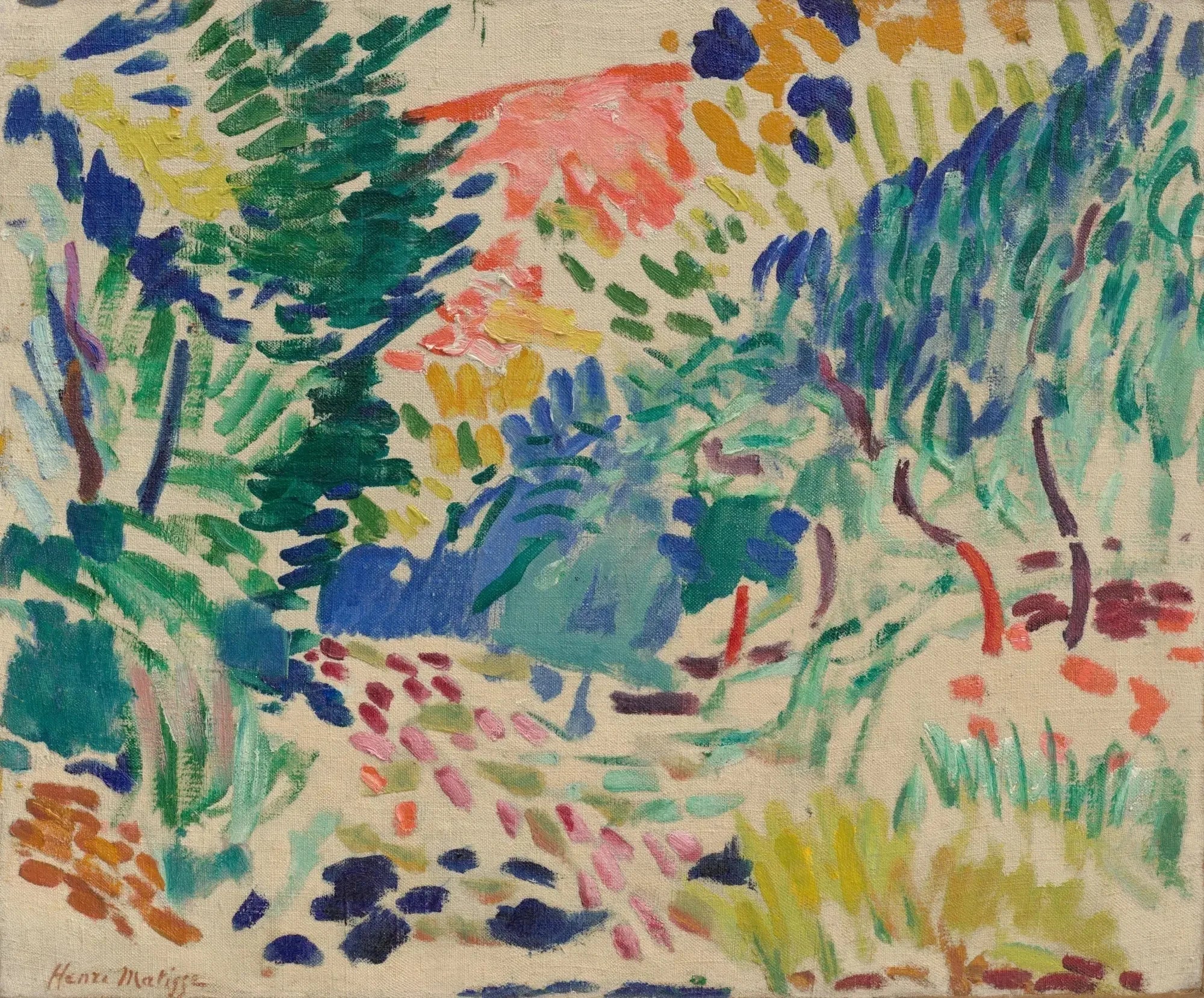 Paysage à Collioure - Henri Matisse image 1 tableau peint à l’huile sur toile