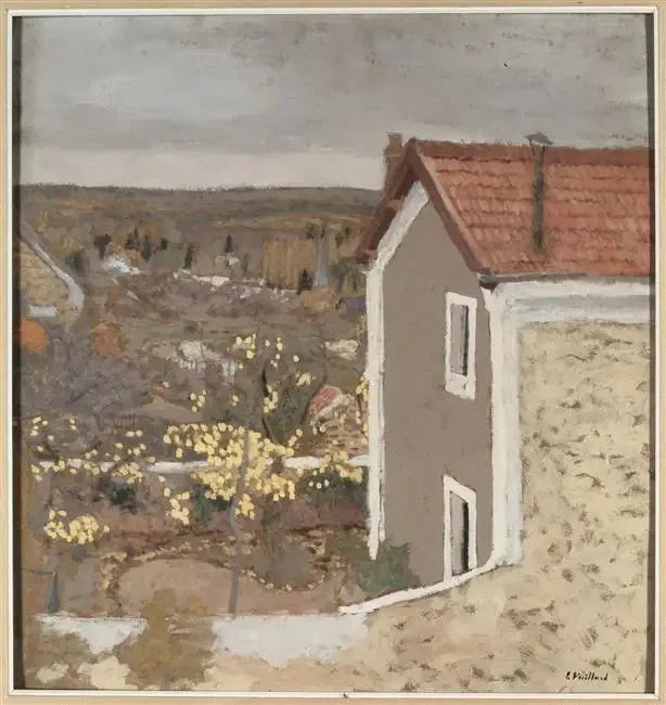 Paysage à l'Étang-la-Ville - Édouard Vuillard image 1 reproduction d’œuvre d’art à l’huile