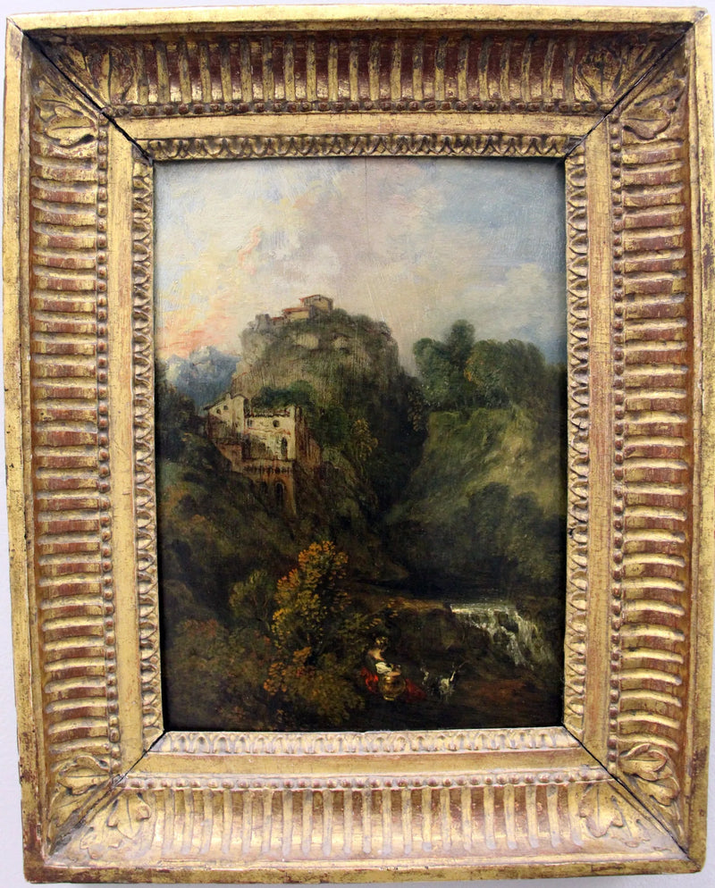 Paysage à la chèvre - Antoine Watteau