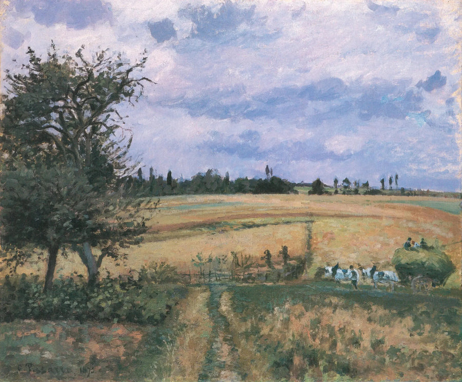 Paysage à Pontoise - Camille Pissarro