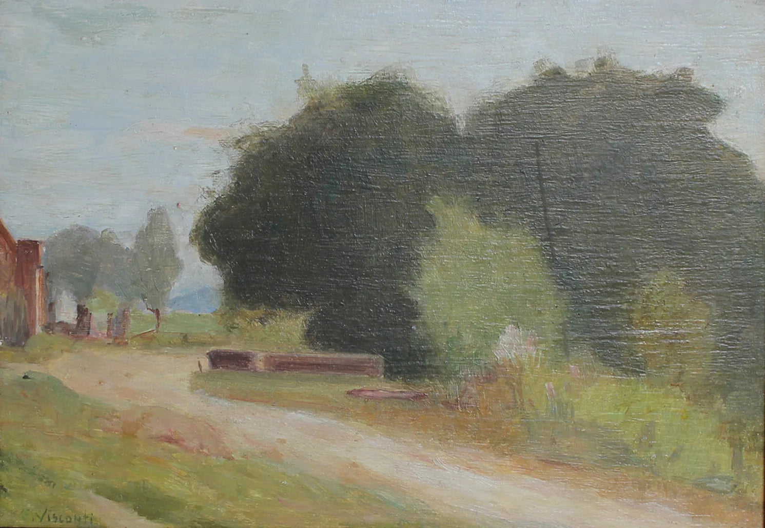 Paysage à Saint-Hubert - Eliseu Visconti image 1 reproduction artisanale de tableau