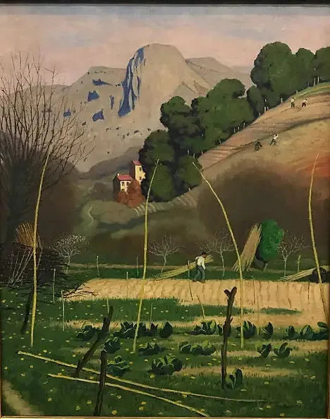 Paysage à Saint-Jeannet, Provence - Félix Vallotton image 1 reproduction réalisée par Alpha Reproduction