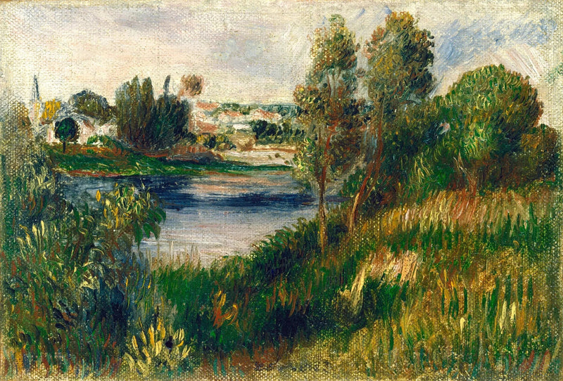 Paysage à Vétheuil - Pierre-Auguste Renoir