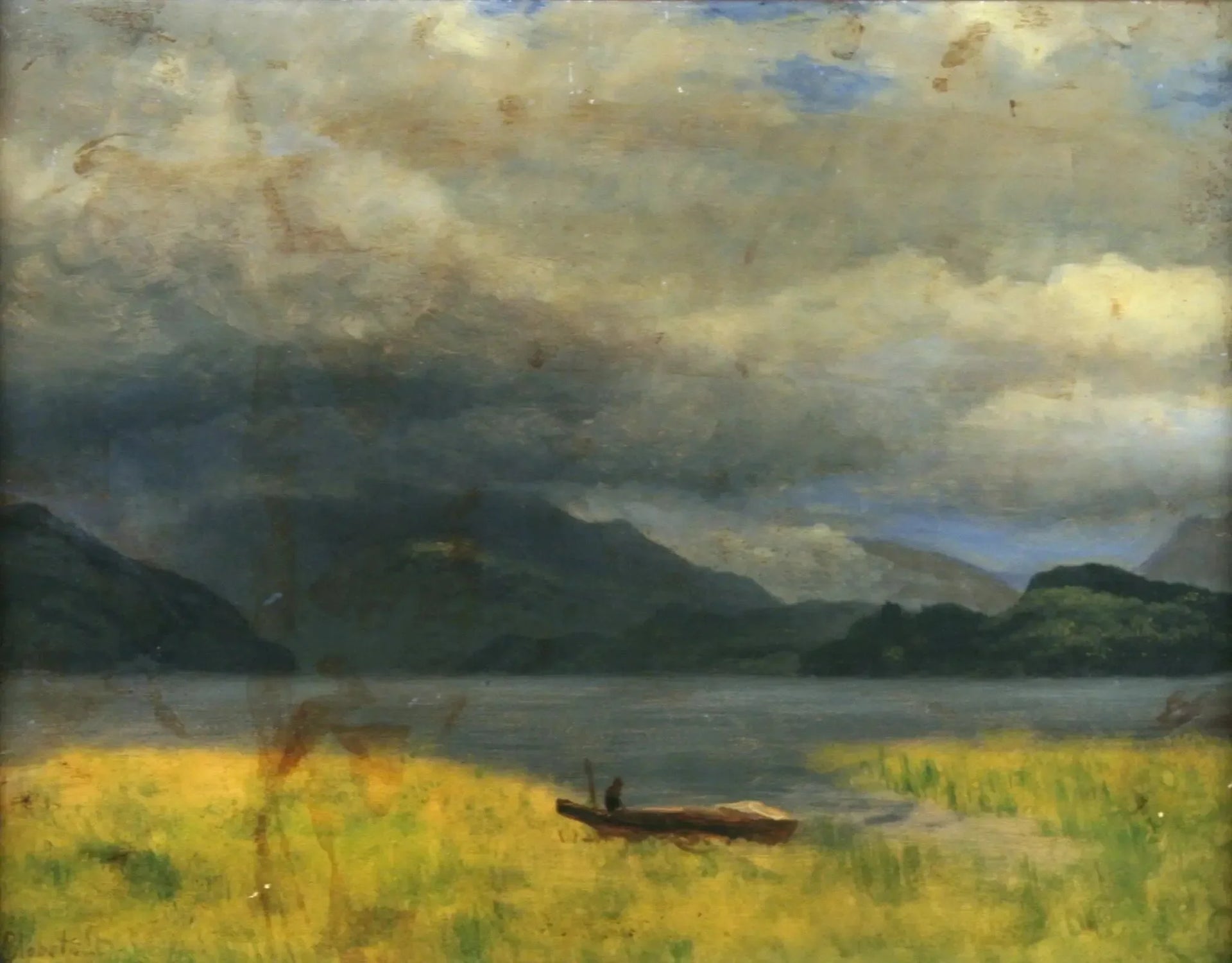 Paysage - Albert Bierstadt image 1 reproduction de peinture à l’huile