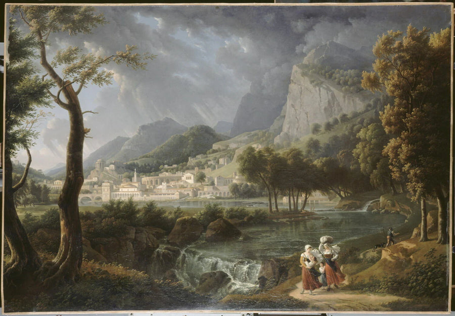 Paysage d'après des études faites en Italie et dans les Alpes - Alexandre Hyacinthe Dunouy