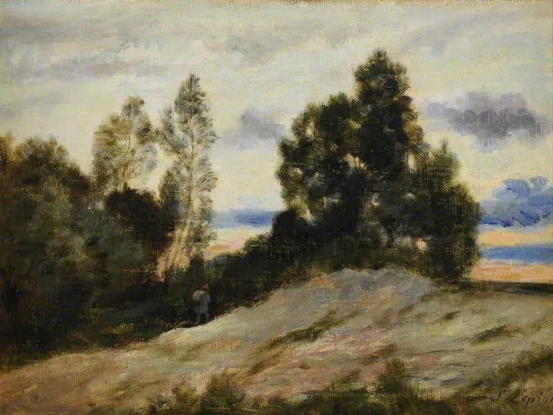 Paysage arboré - Stanislas Lépine image 1 reproduction artisanale de tableau