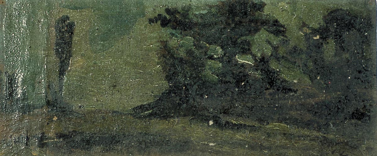 Paysage au crépuscule - Theo van Doesburg image 1 reproduction artisanale de tableau