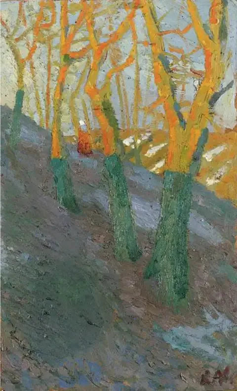 Paysage au printemps - Kazimir Malevich