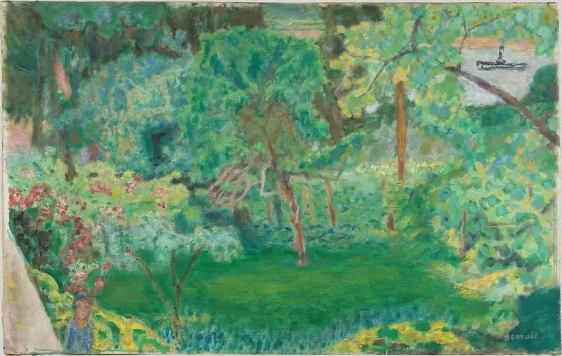 Paysage au remorqueur - Pierre Bonnard image 1 tableau peint à l’huile sur toile