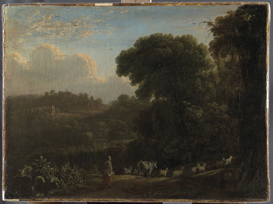 Paysage au soleil couchant - Claude Gellée