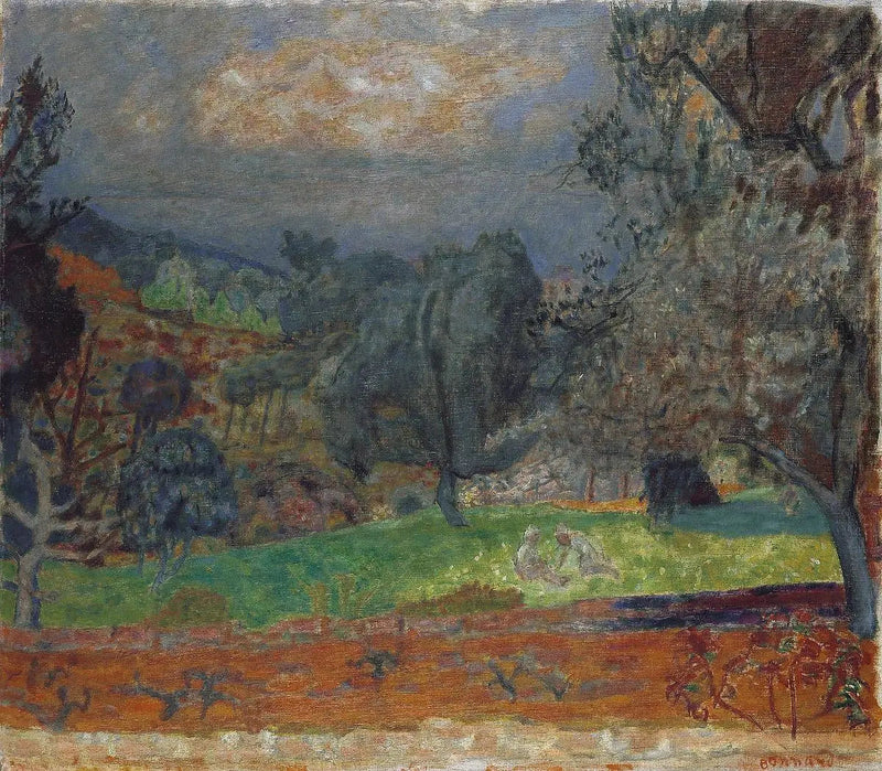 Paysage au soleil couchant. Le Cannet - Pierre Bonnard