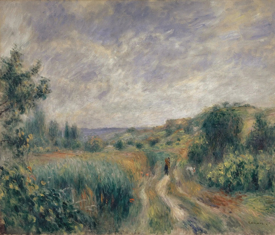 Paysage aux environs d'Essoyes - Pierre-Auguste Renoir