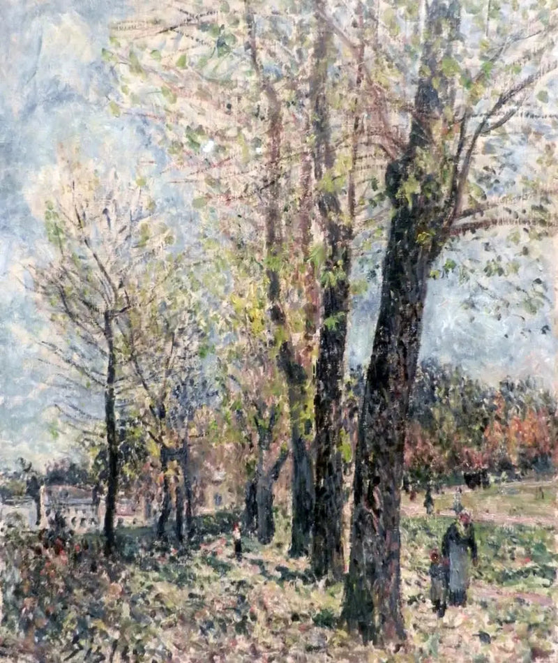 Paysage aux environs de Moret - Alfred Sisley
