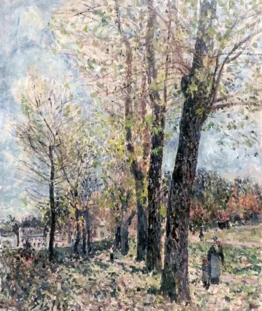 Paysage aux environs de Moret - Alfred Sisley