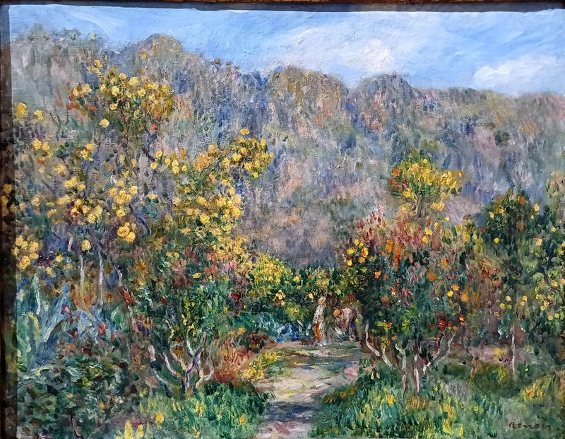 Paysage aux mimosas - Pierre-Auguste Renoir