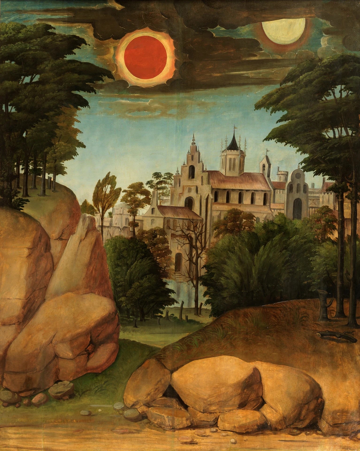 Paysage avec architecture - León Picardo