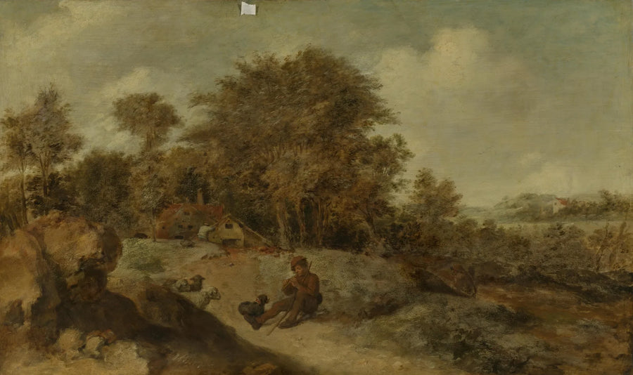 Paysage avec berger - Adriaen Brouwer