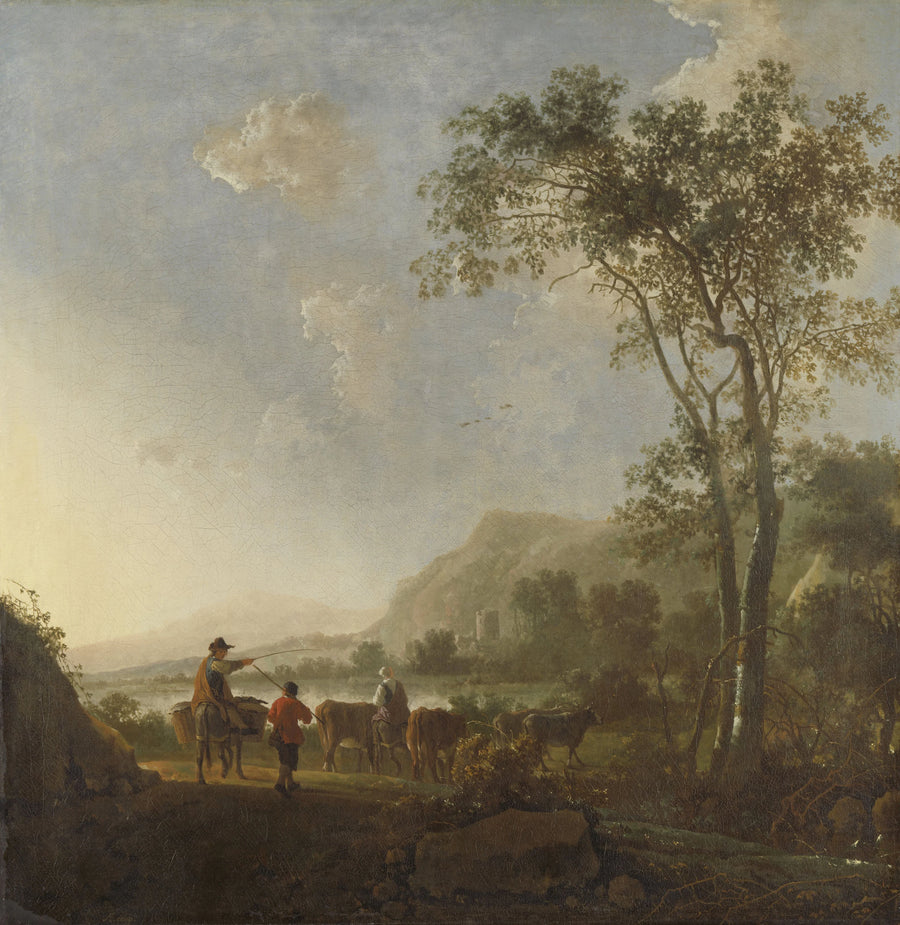 Paysage avec bergers et bétail - Albert Cuyp