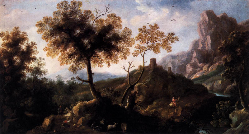 Paysage avec des bergers - Ignacio de Iriarte