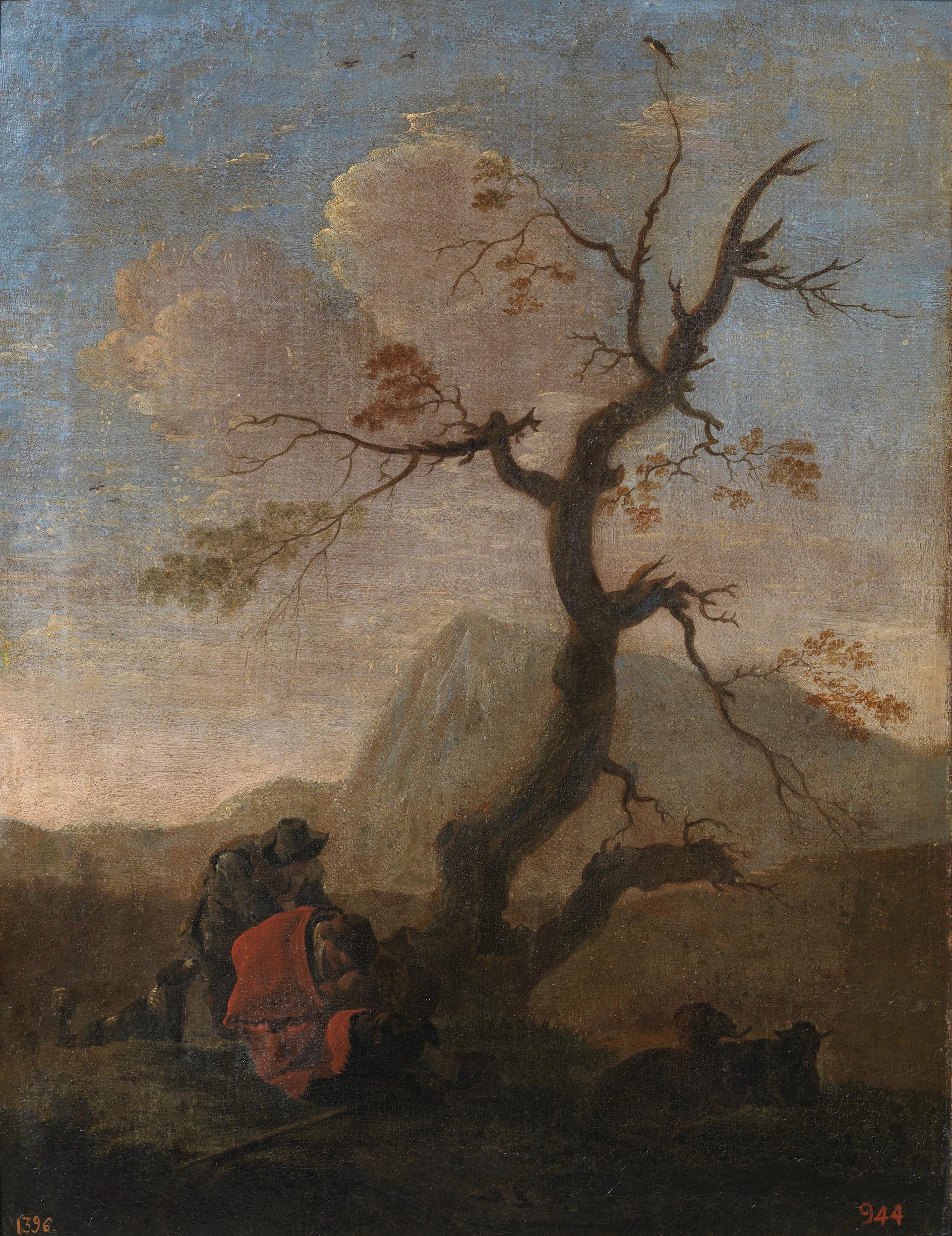 Paysage avec des bergers - Jan Miel