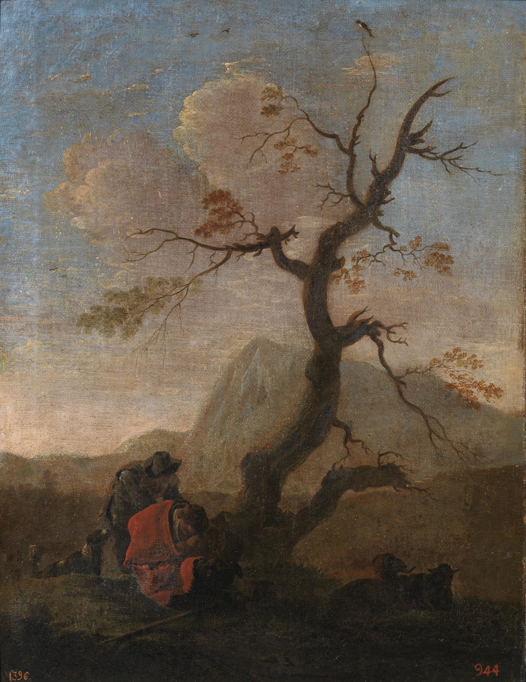 Paysage avec des bergers - Jan Miel
