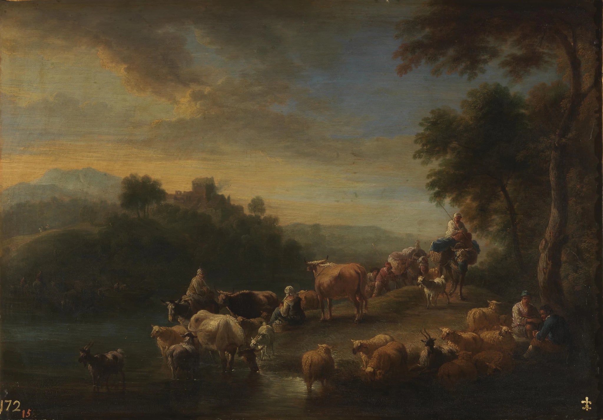 Paysage avec le bétail - Adriaen Frans Boudewyns