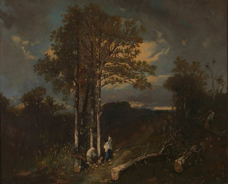 Paysage avec bûcherons - Thomas Couture