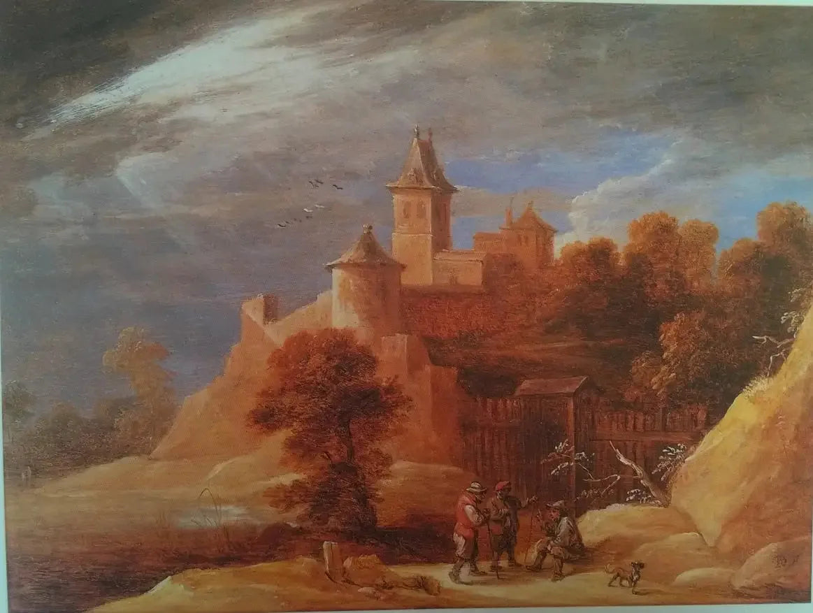Paysage avec château - David Teniers le Jeune image 1 copie de tableau peinte à la main