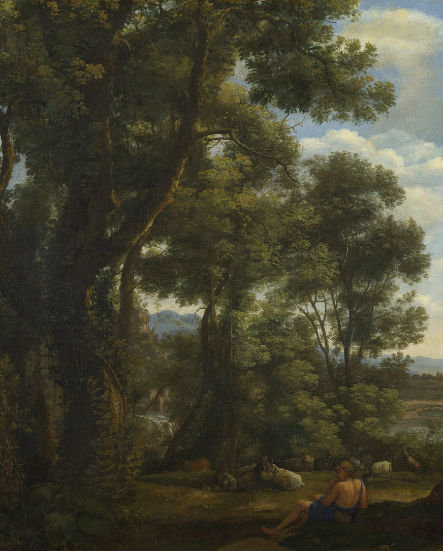 Paysage avec un chevrier et des chèvres - Claude Gellée