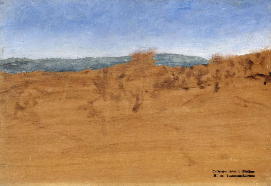 Paysage avec des dunes près d'Arcachon - Henri de Toulouse-Lautrec