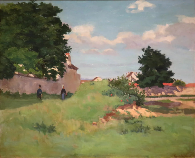 Paysage avec figures - Armand Guillaumin