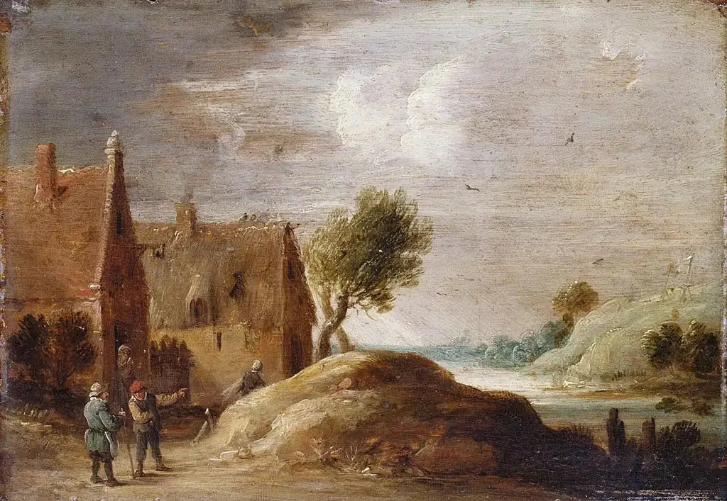 Paysage avec figures - David Teniers le Jeune image 1 tableau peint à l’huile sur toile
