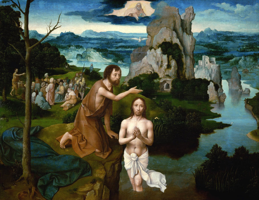 Paysage avec le Baptême du Christ - Joachim Patinir