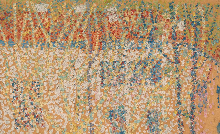 Paysage avec maison rouge - Kazimir Malevich