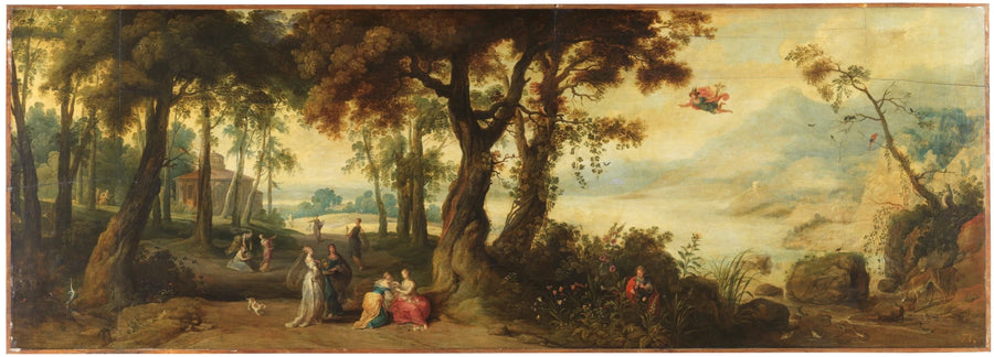 Paysage avec Mercure et Herse - Frans II Francken