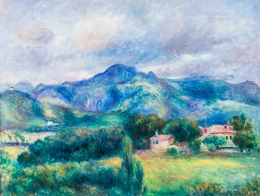 Paysage avec montagne - Pierre-Auguste Renoir