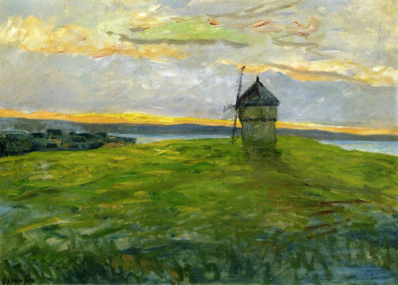 Paysage avec moulin - Maxime Maufra image 1 reproduction réalisée par Alpha Reproduction