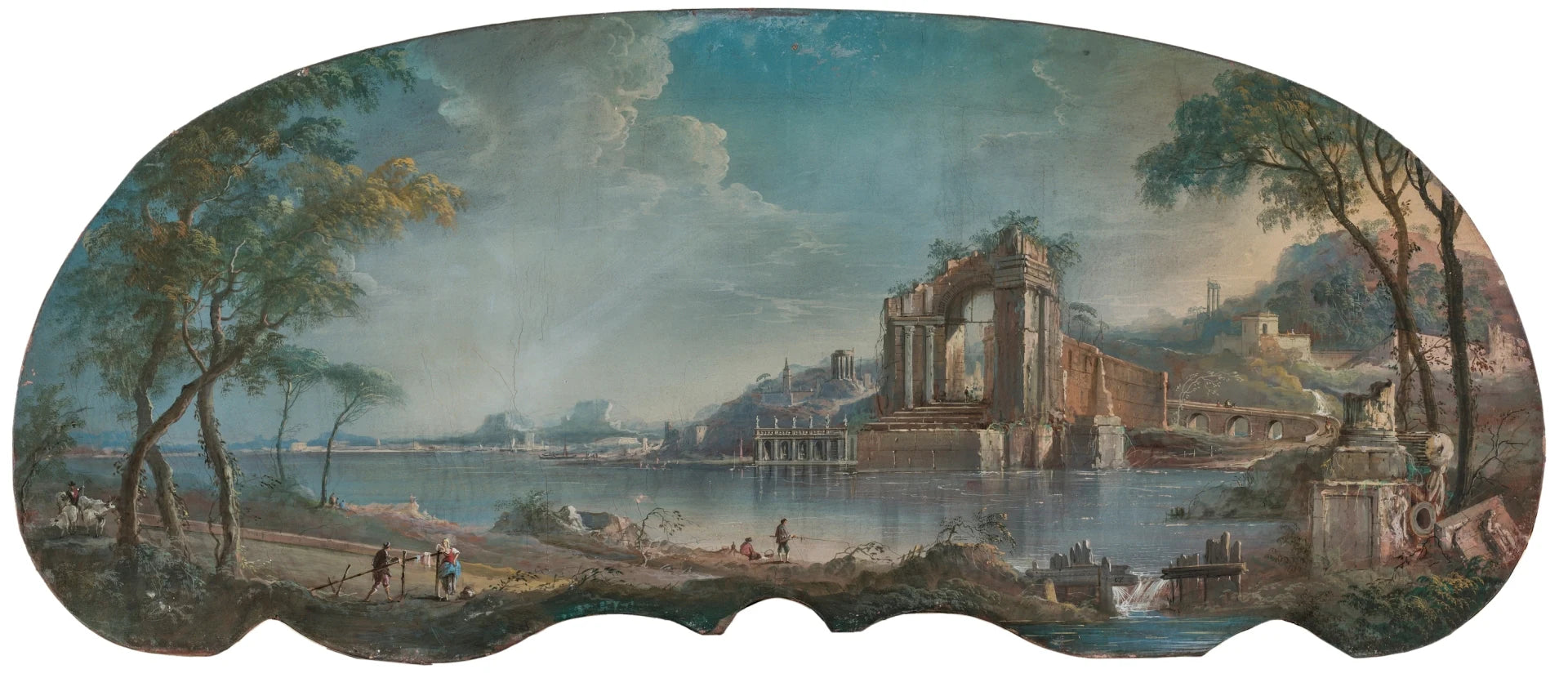 Paysage avec ruine antique - Jenaro Pérez Villaamil