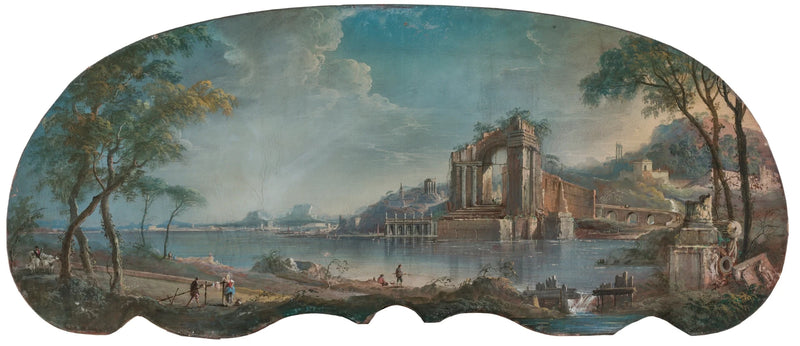 Paysage avec ruine antique - Jenaro Pérez Villaamil