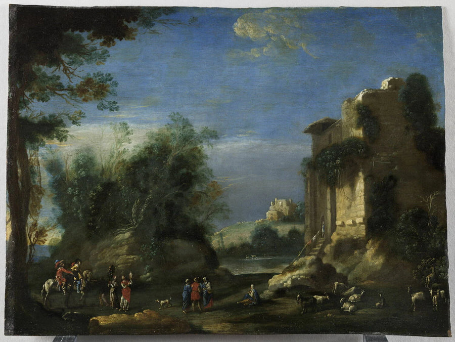 Paysage avec ruines - Napoletano, Filippo (Filippo d'Angeli, dit)