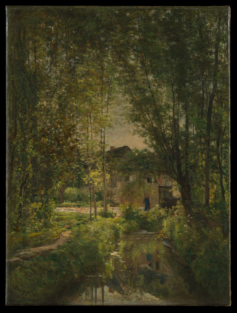 Paysage avec un ruisseau ensoleillé - Charles-François Daubigny