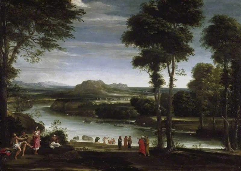 Paysage avec saint Jean baptisant - Domenichino
