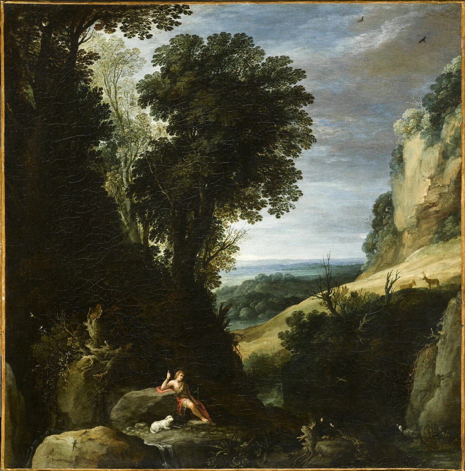 Paysage avec saint Jean Baptiste - Paul Bril