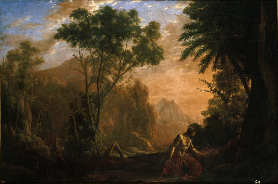 Paysage avec Saint Onuphrius - Claude Gellée