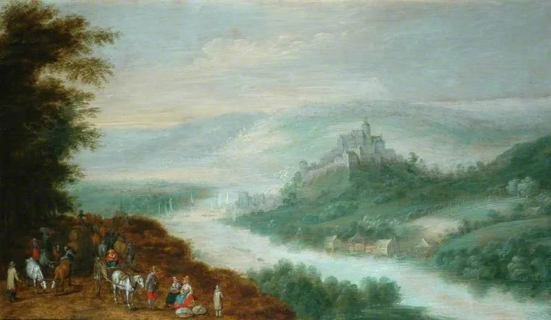 Paysage avec un château - Jan Brueghel l'Ancien image 1 reproduction réalisée par Alpha Reproduction
