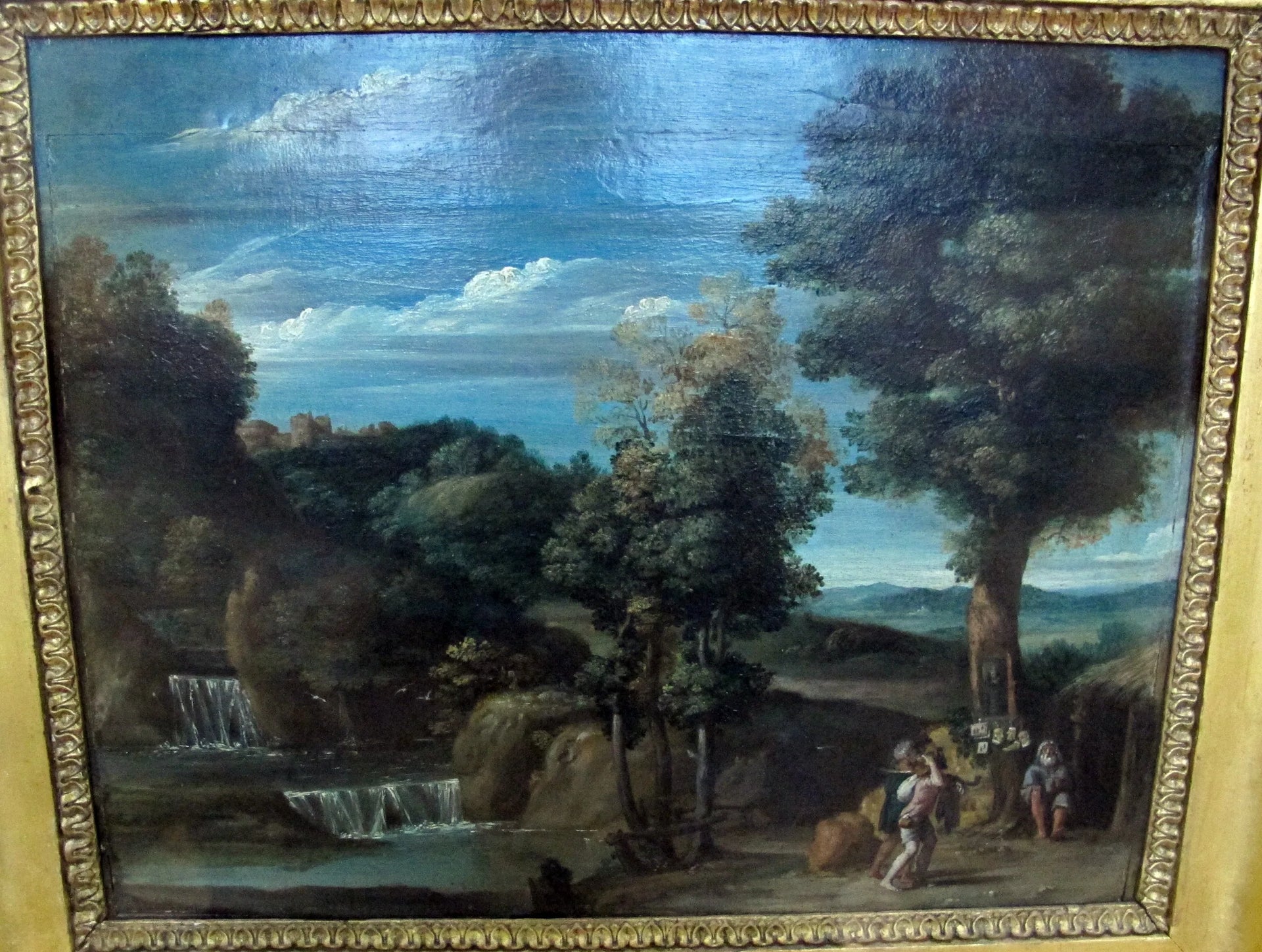 Paysage avec un ermite - Domenichino image 1 reproduction d’œuvre d’art à l’huile